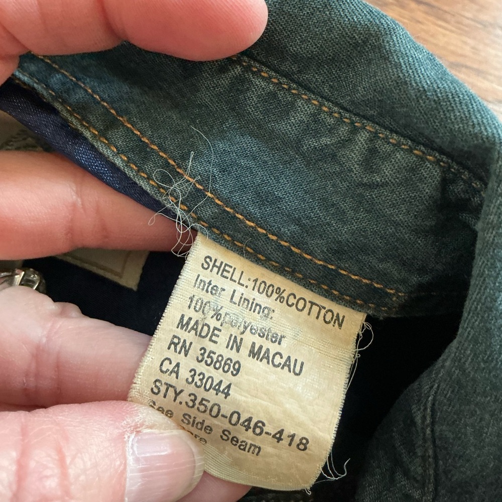 Roper Gray Button Down, Pearl Snaps, Large - Picture 8 of 9
